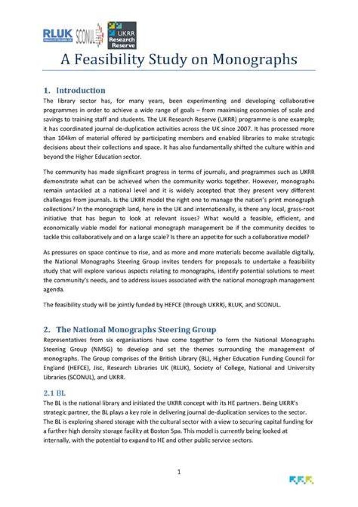 What are the examples of feasibility study?