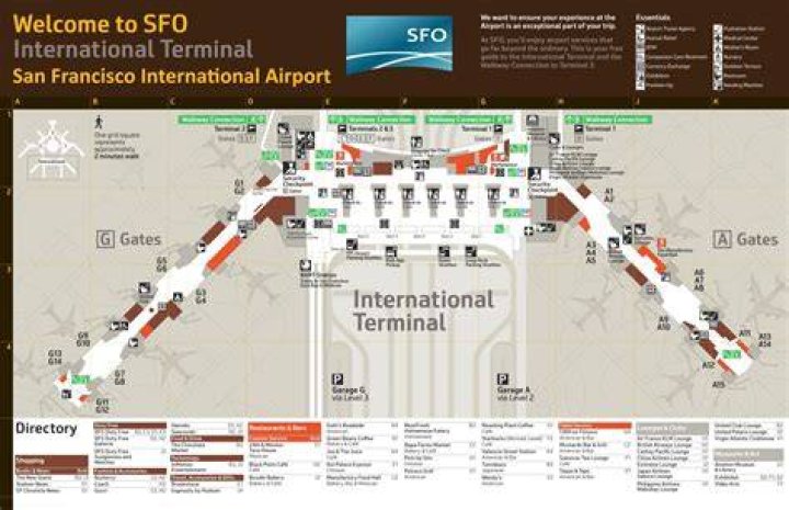 Where is the international terminal at SFO?