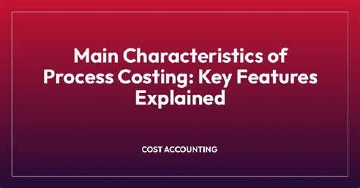Which of the following characteristics relate to process costing?
