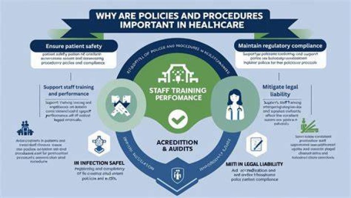 Why is it important to follow policies and procedures in healthcare?